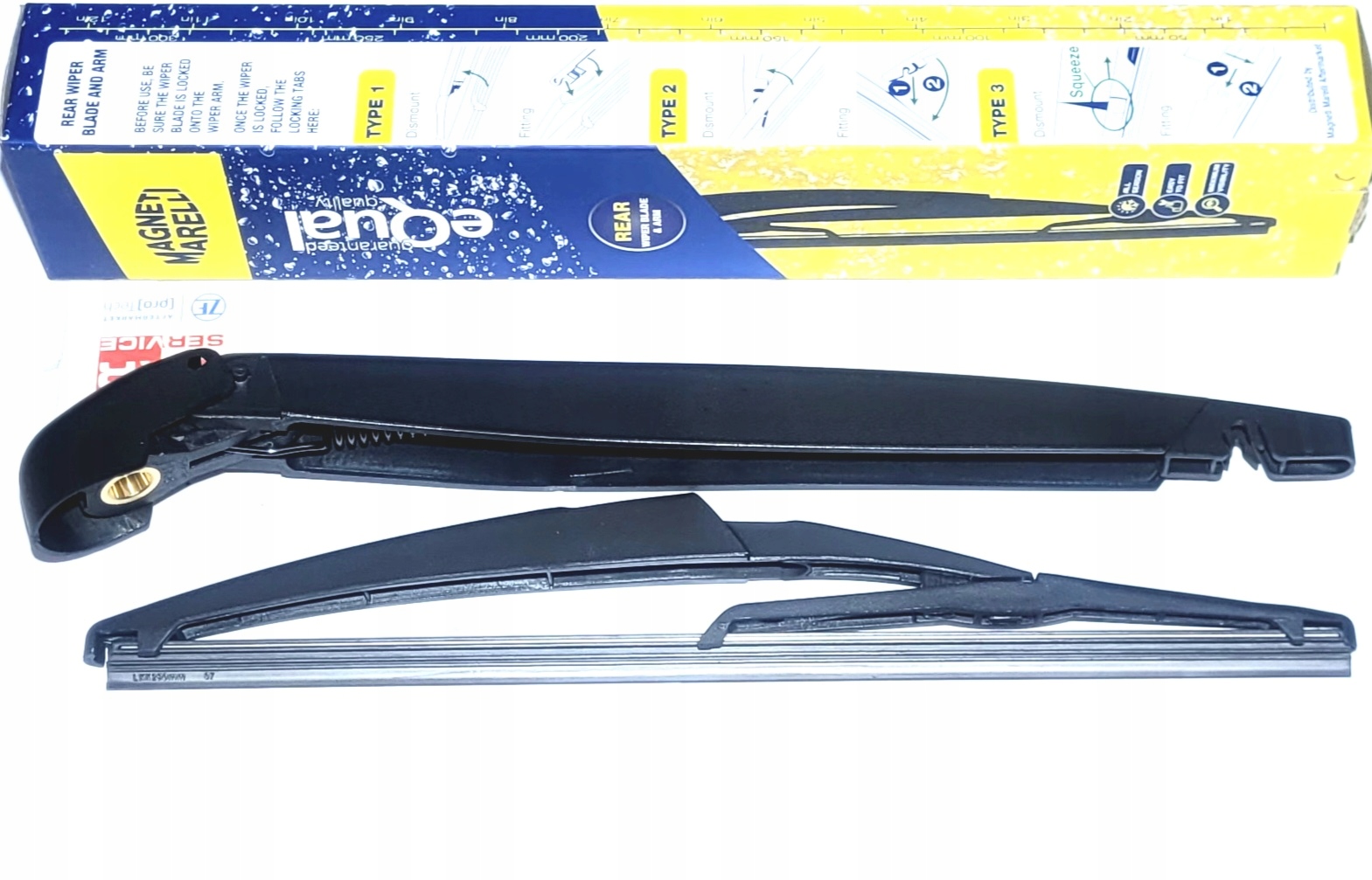 MAGNETI MARELLI WYCIERACZKA TYŁ TYLNA RAMIĘ + PIÓRO FIAT BRAVO II