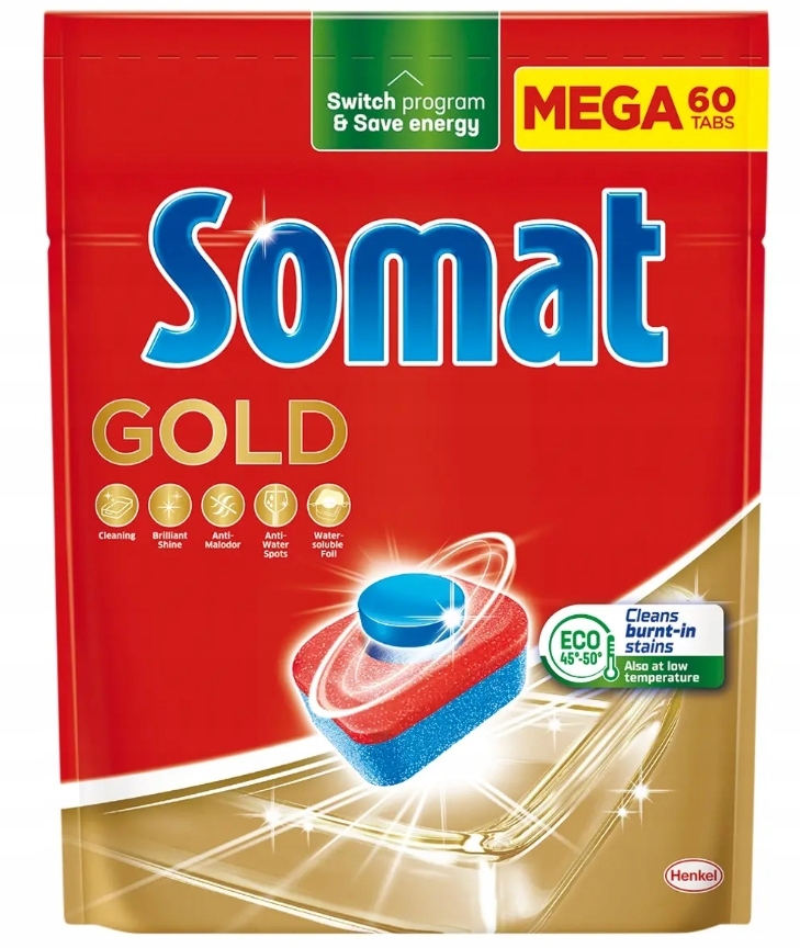 Levně Somat Gold Tablety do myčky, 60 kusů
