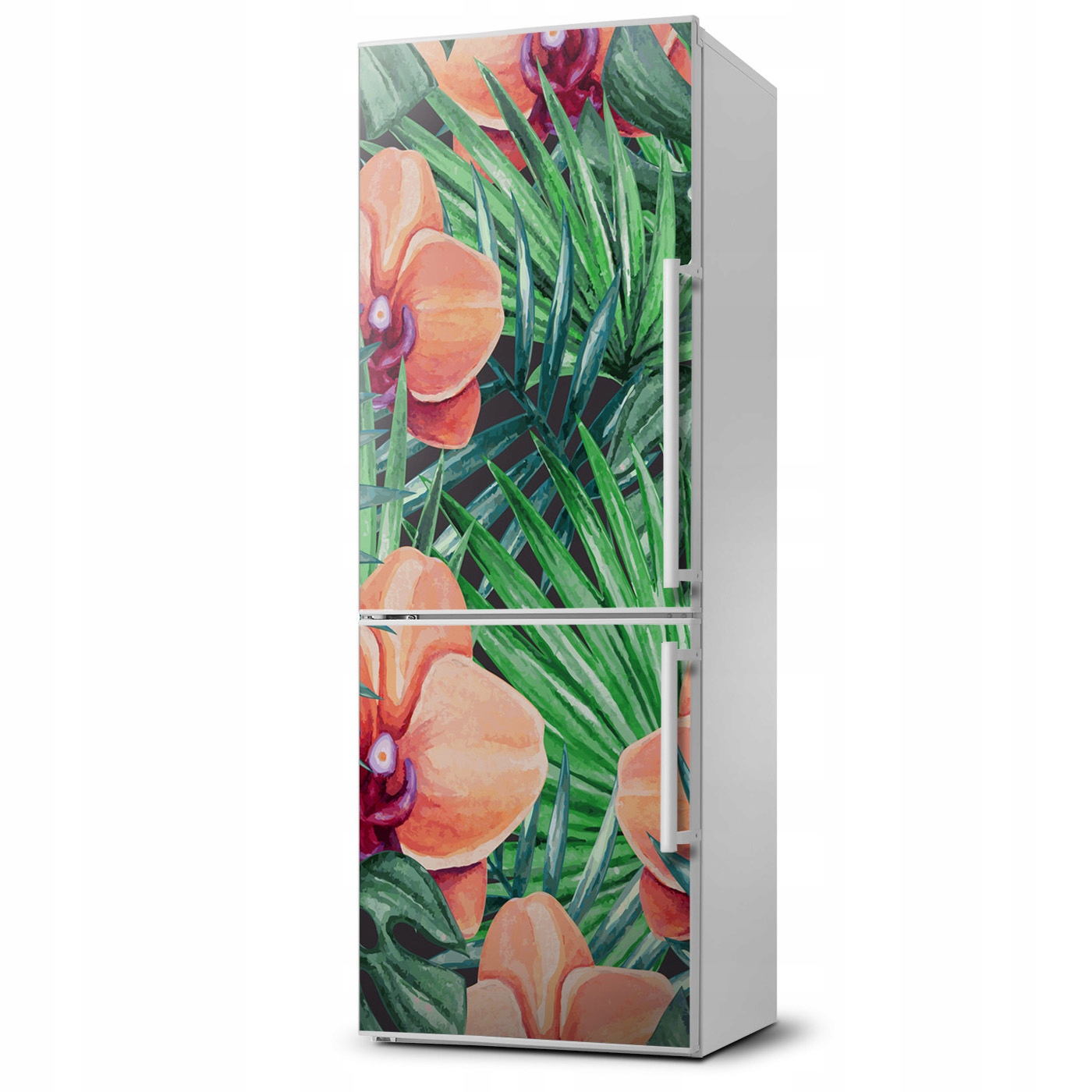 

Foto Magnes na lodówkę Orchidea i palmy 60x180
