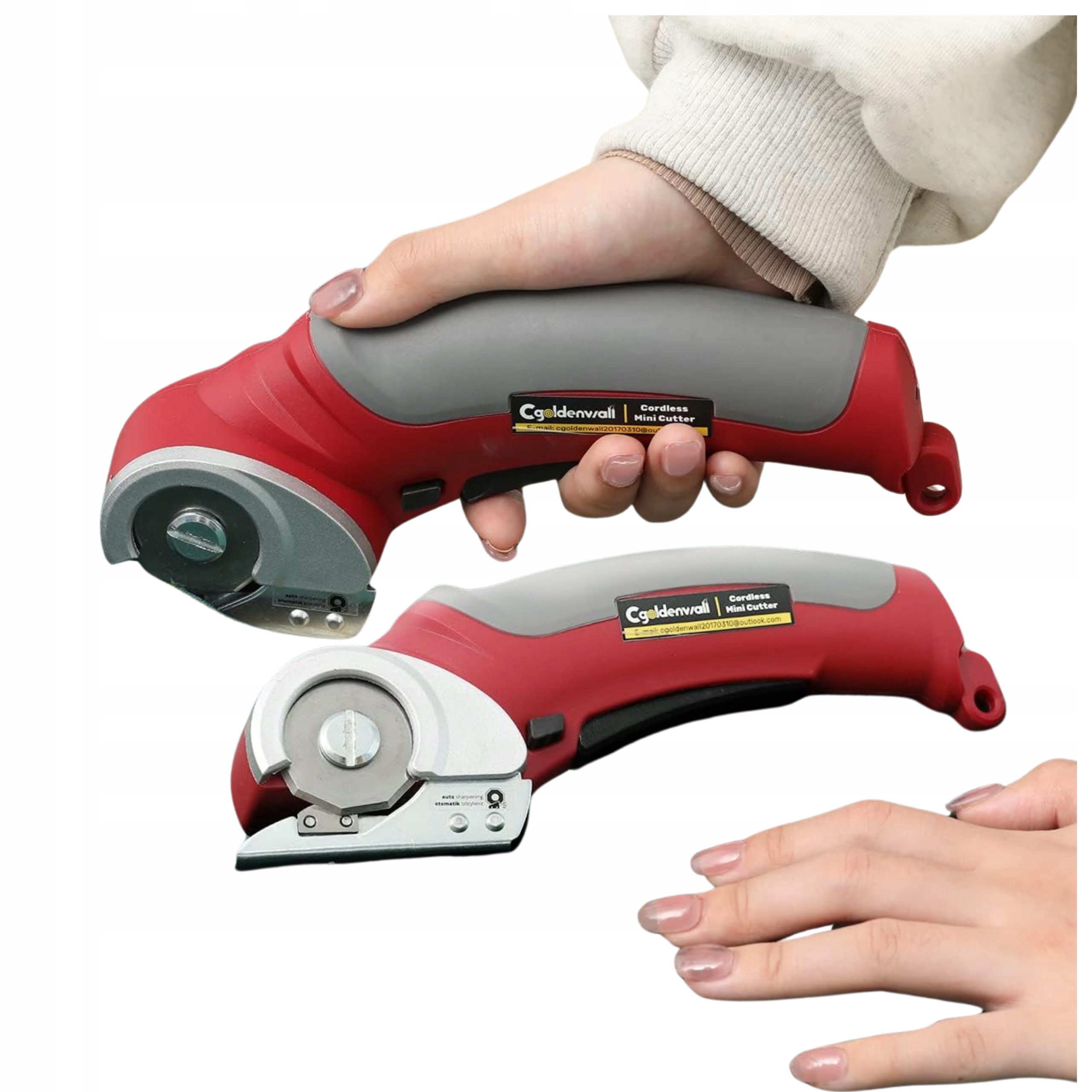 Zastřihovač Elektrický Nůžky Na Materiál max. 6mm Tloušťka Řezu: 4,2 V