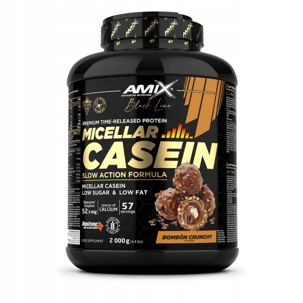 Black Line Micellar Casein 2000g bonbon crunchy