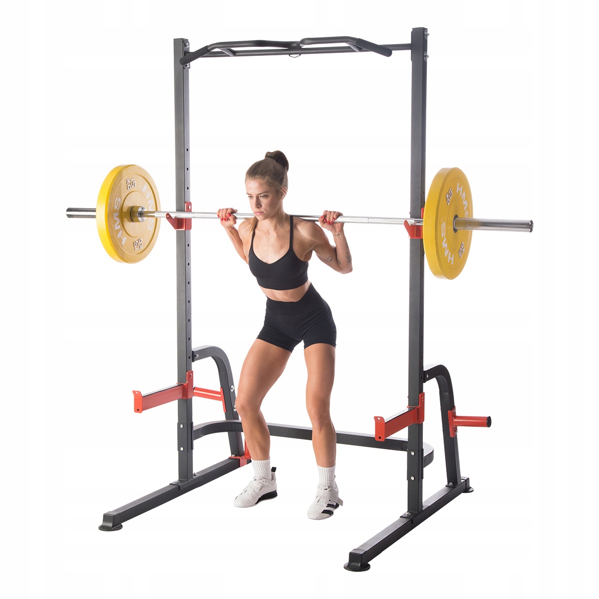 STOJAK BRAMA WIELOFUNKCYJNA STALOWA TRENINGOWA SIŁOWNIA HMS Elementy zestawu inne