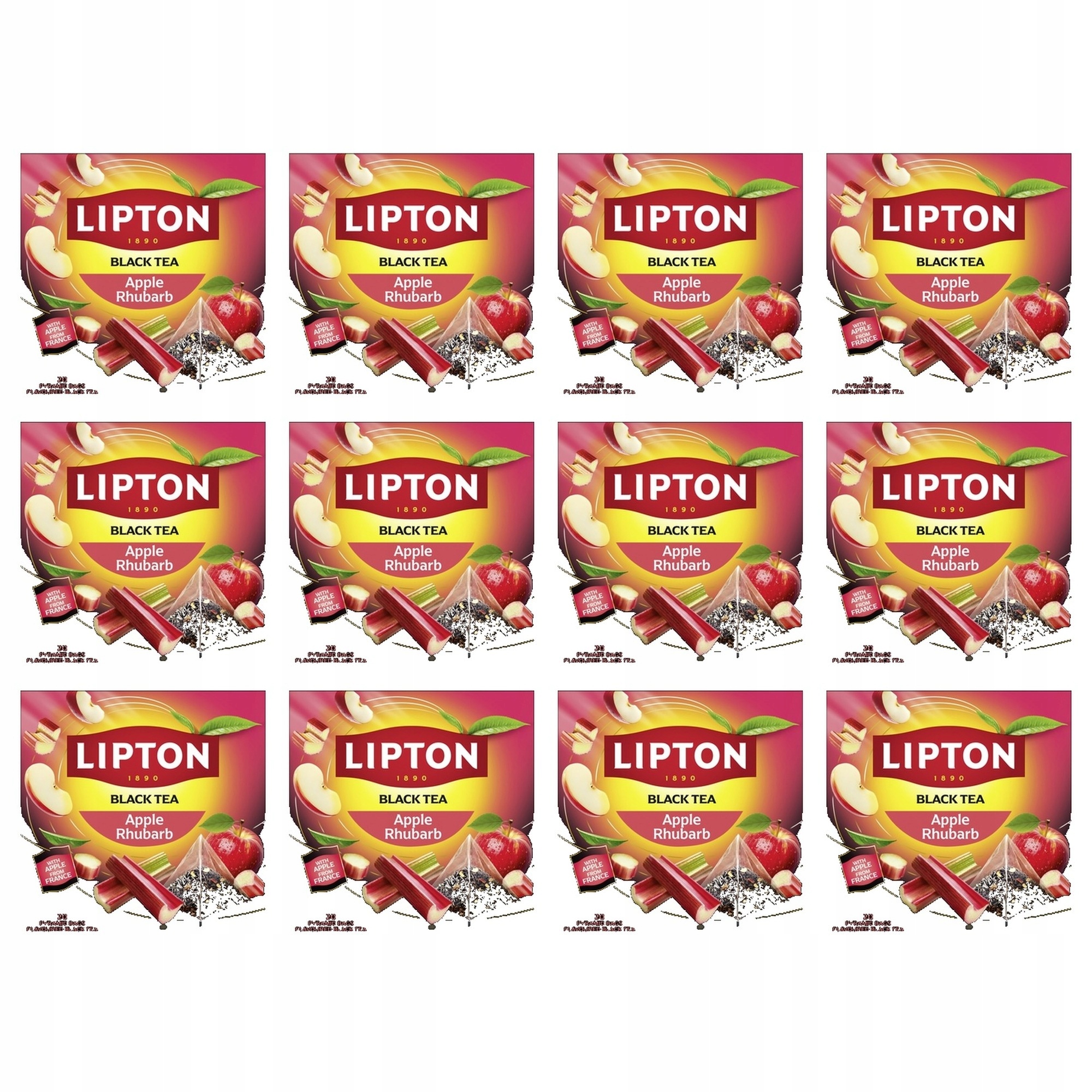 12x 30g Herbata czarna ekspresowa Lipton