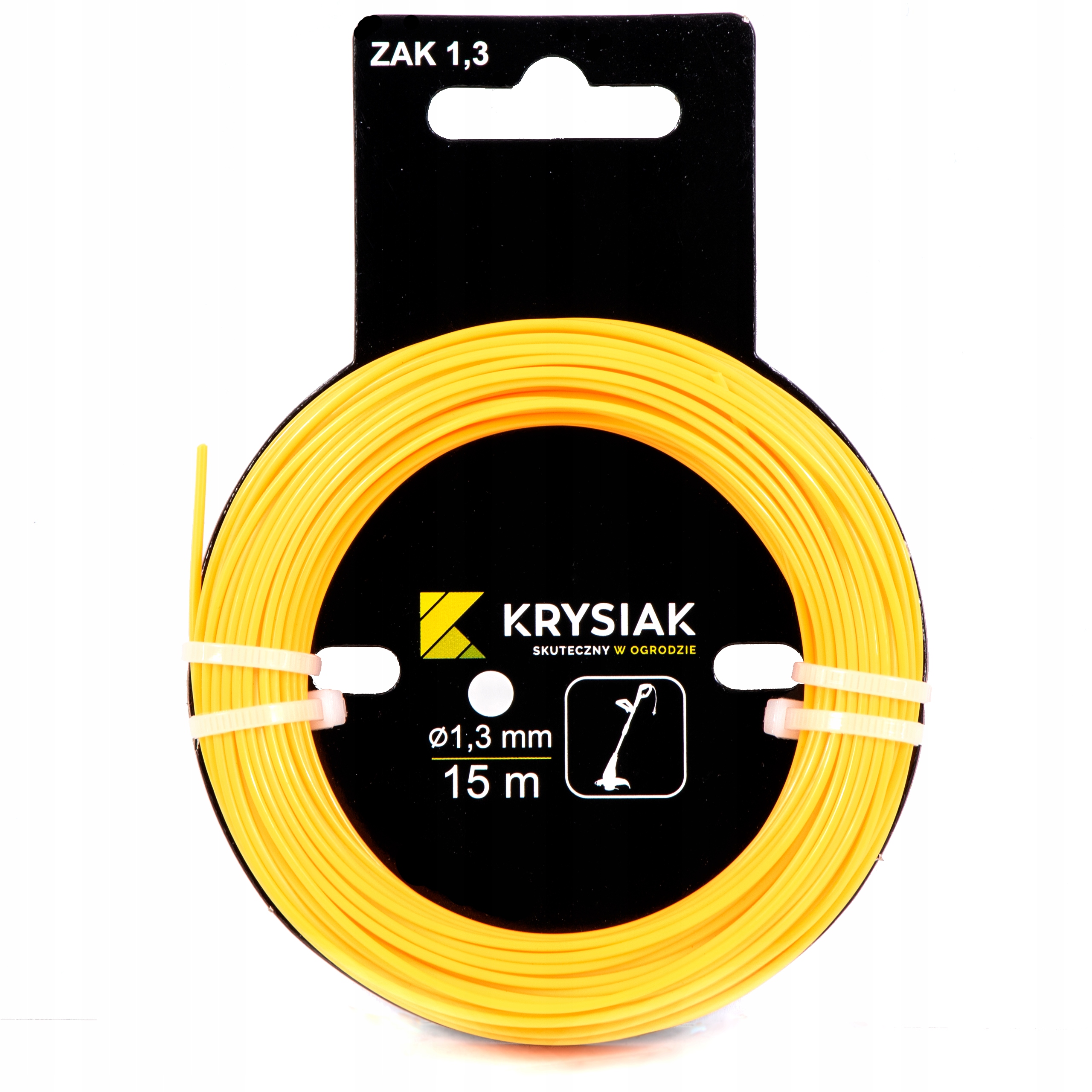 

Żyłka Tnąca 1,3 mm x 15 m Okrągła