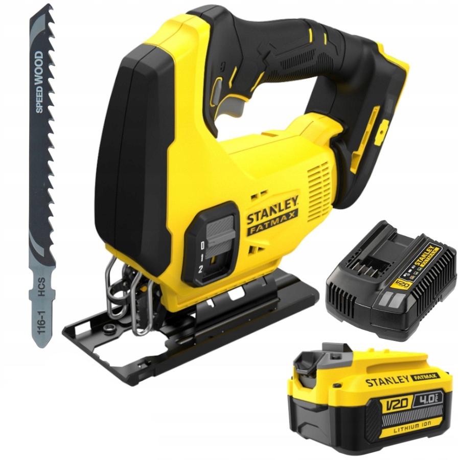 Wyrzynarka akumulatorowa 18V V20 Stanley SFMCS600B aku 4Ah ład