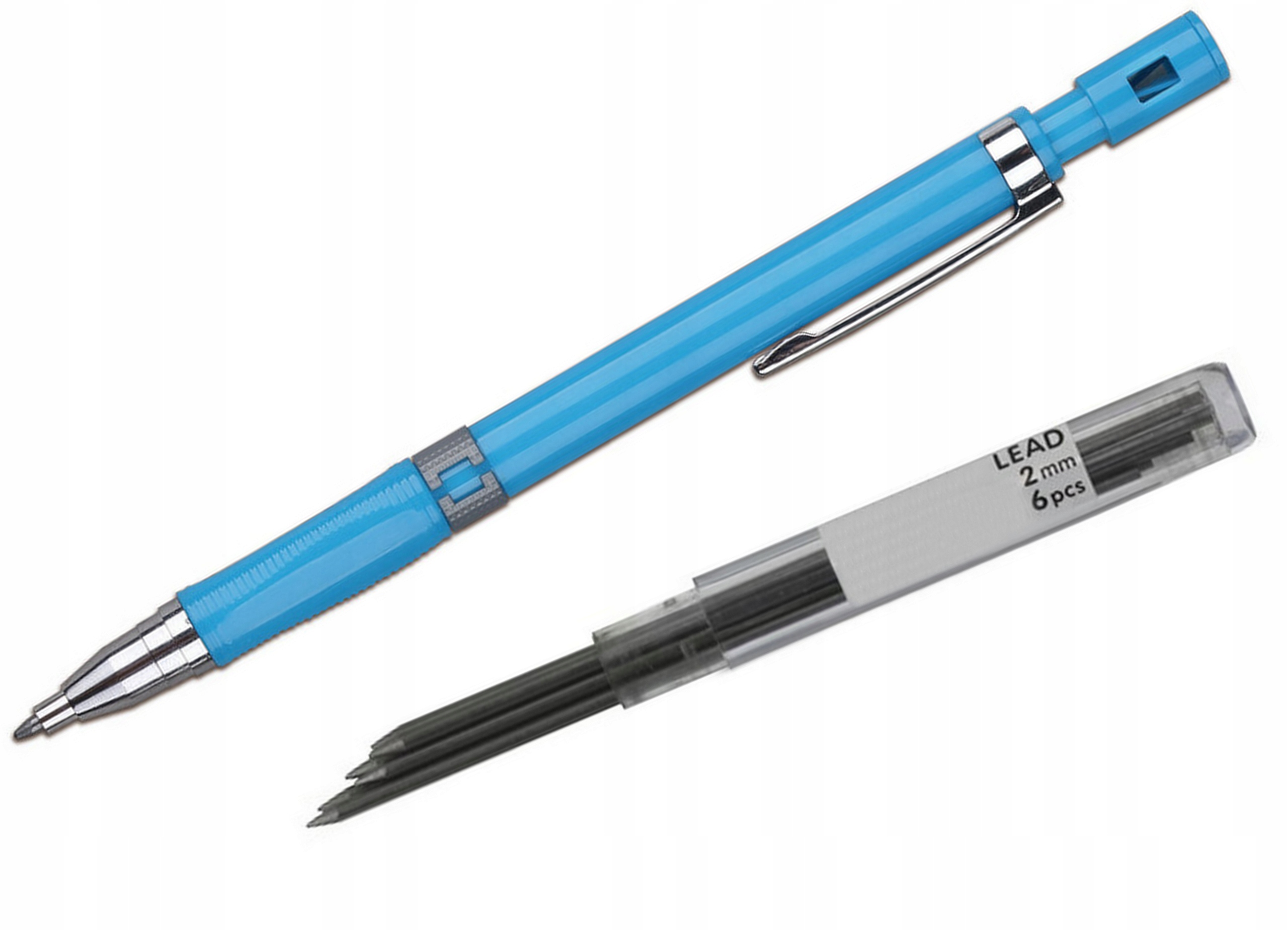 OŁÓWEK AUTOMATYCZNY 2 MM KEYROAD + 6 GRAFITÓW