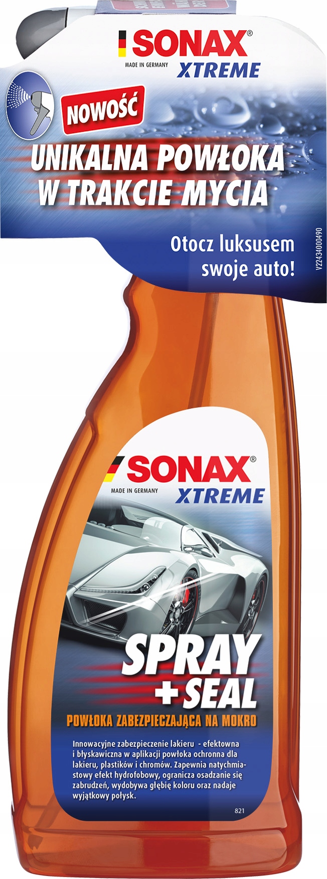 SONAX SPRAY SEAL POWŁOKA OCHRONNA WOSK NA MOKRO