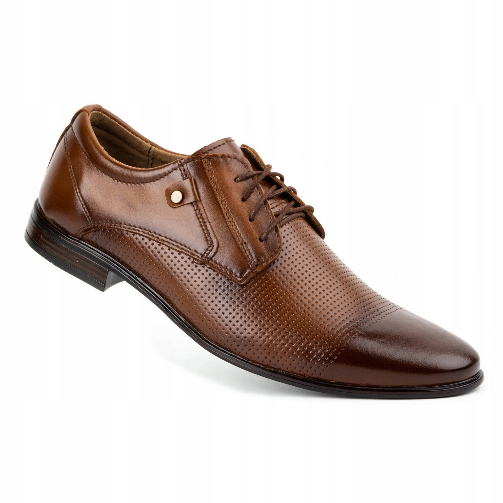 

Buty wizytowe męskie skóra Polskie 850K brązowe 40