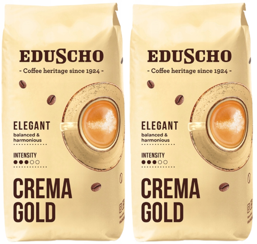 Levně Tchibo Eduscho Crema Gold káva 2x1 kg