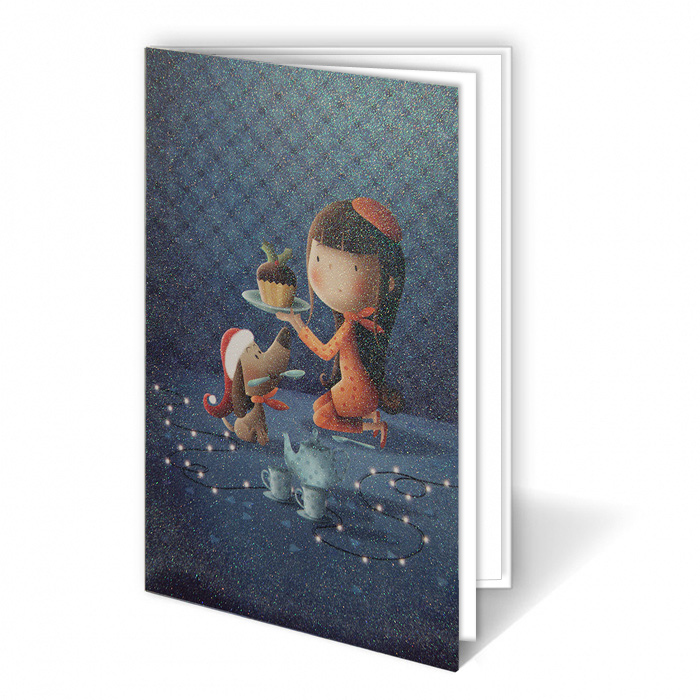 

Kartka Świąteczna Bożonarodzeniowa Santoro Gorjuss