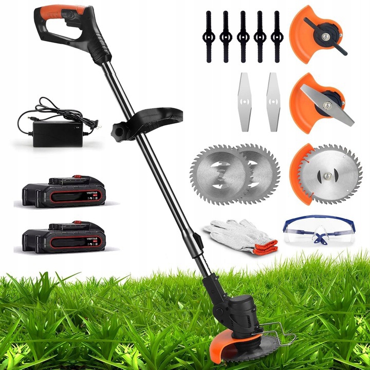 Mocny Podkaszarka Akumulatorowa Elektryczna Kosa Wykaszarka Do Trawy 21V