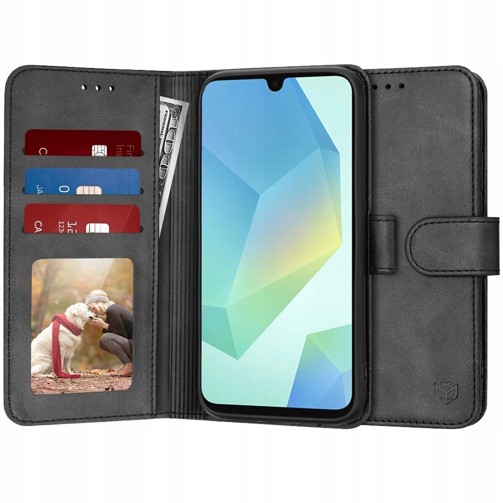 Techsuit Diary Book – etui na Samsung Galaxy A16 4G A16 5G – czarne