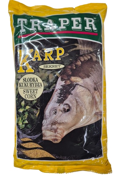 Traper Zanęta Sekret 1 kg Karp Słodka Kukurydza