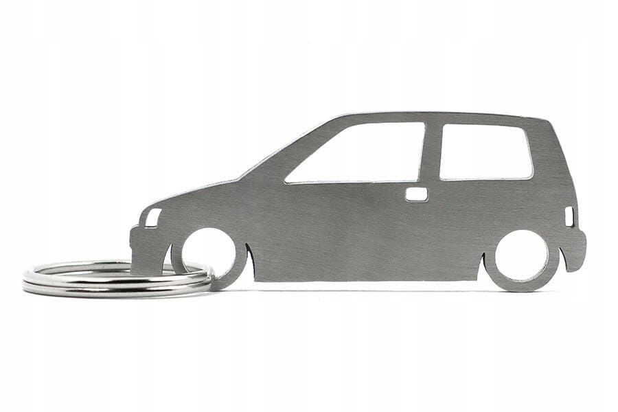 Brelok Fiat Cinquecento stal nierdzewna
