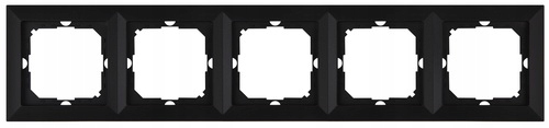 

Ramka pięciokrotna Perła czarny Abex