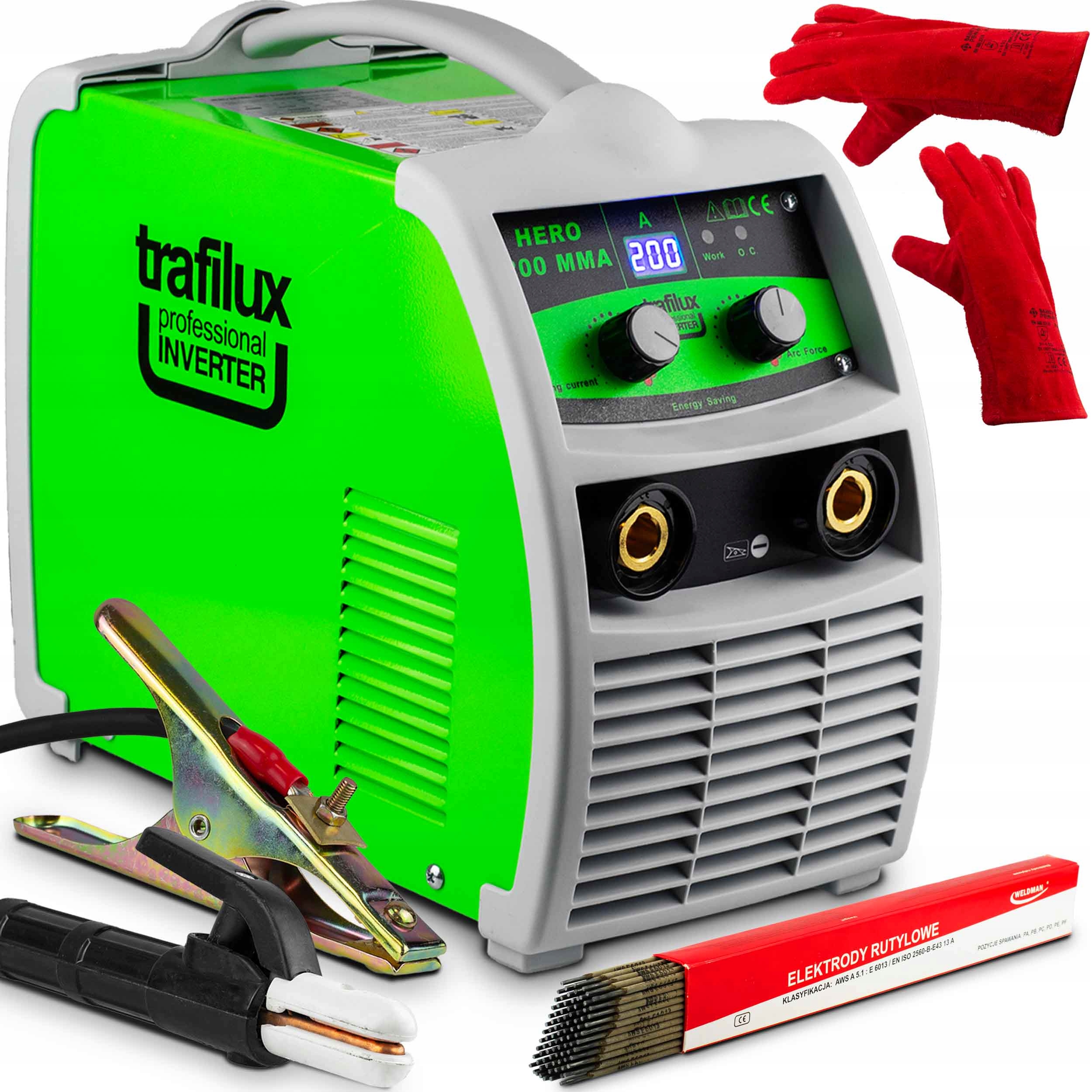 Svařovačka Na Elektrody Mma Trafilux Hero 200 invertorová 230V elektrodová