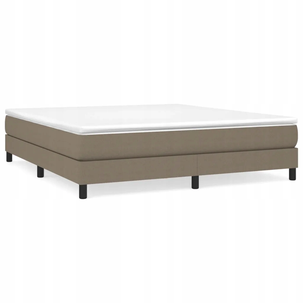 Rám postele taupe 203 x 160 x 25 cm, pro matraci 160 x 200 cm