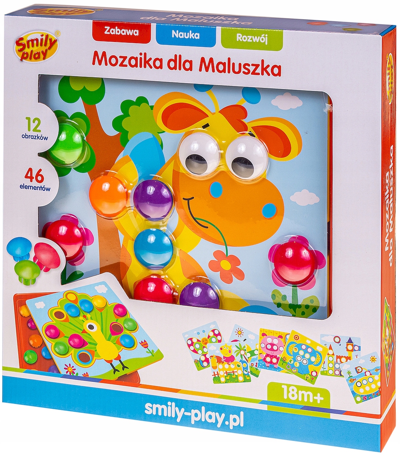 

Mozaika Logiczna Układanka Guzikowa Duże Elementy