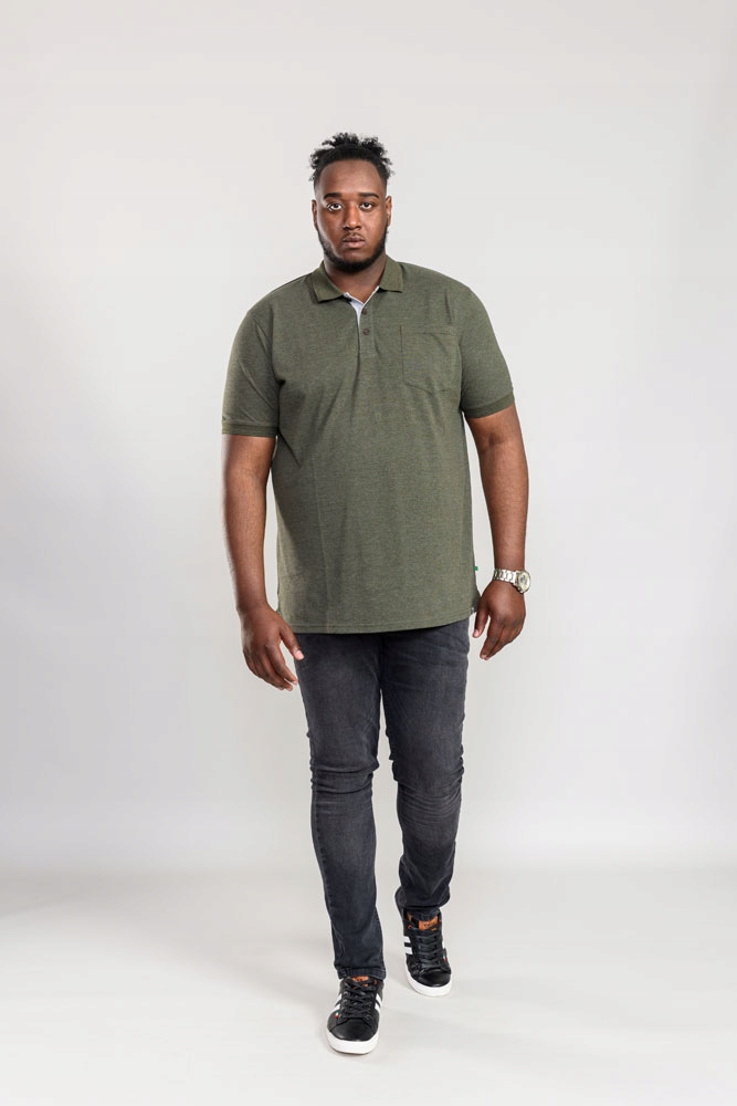 DUKE DUŻE ROZMIARY KOSZULKA POLO 4XL obw 156cm Marka D555