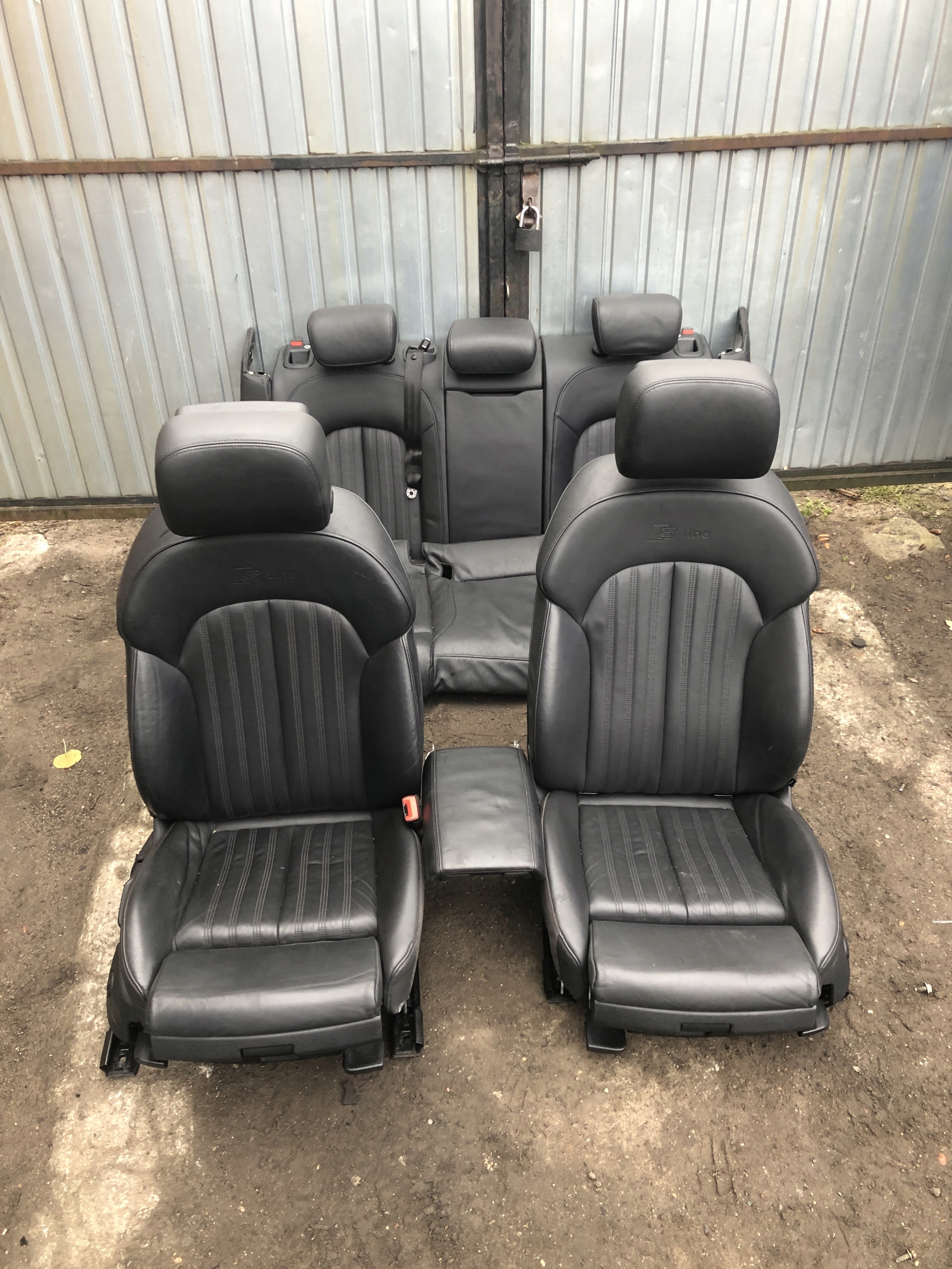 A6 C7 сиденья кожа S LINE седан боковины комплект