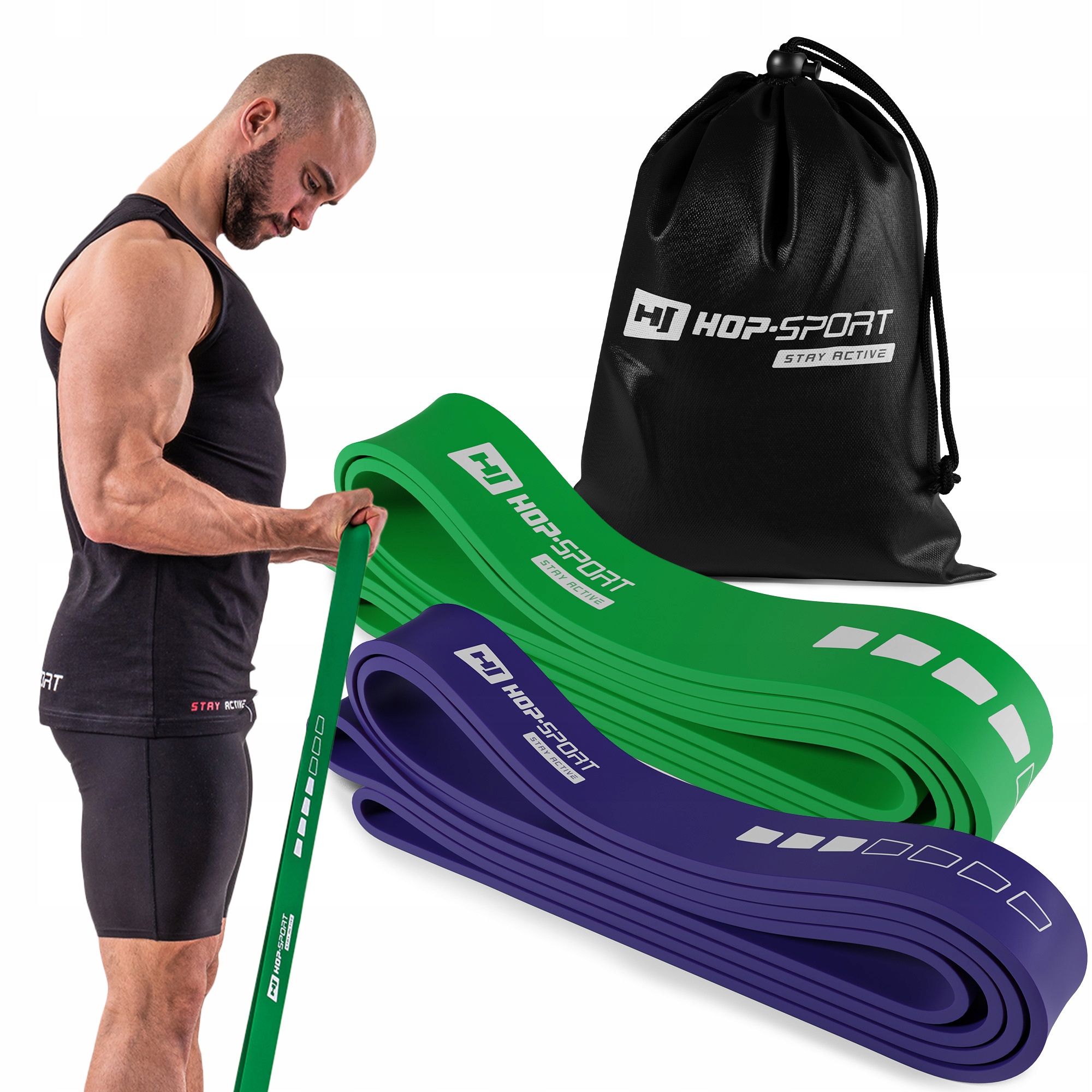 

Zestaw gum oporowych taśm powerband fit 16-57kg