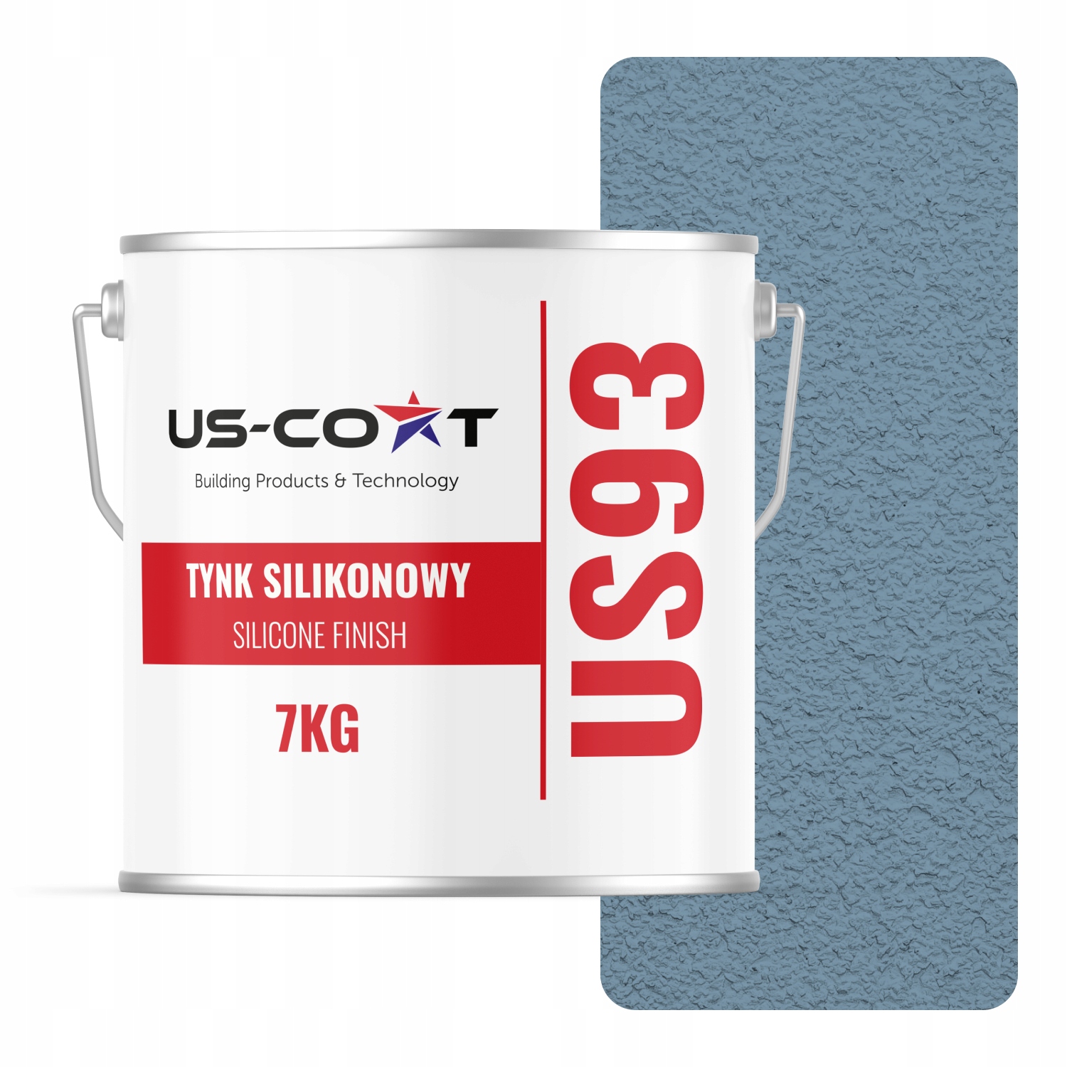 Silikonová Fasádní Omítka Modrá F126 7KG Beránek Granulace 3.0mm