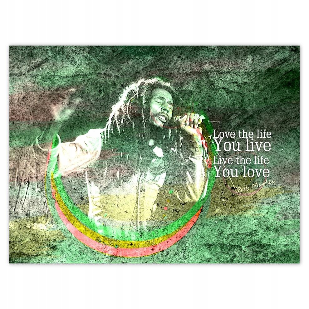 

Plakat 40x30 Bob Marley na koncercie