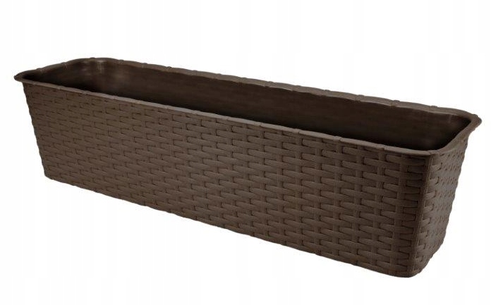 

Doniczka Balkonowa Rattan 60cm 7003 Brąz