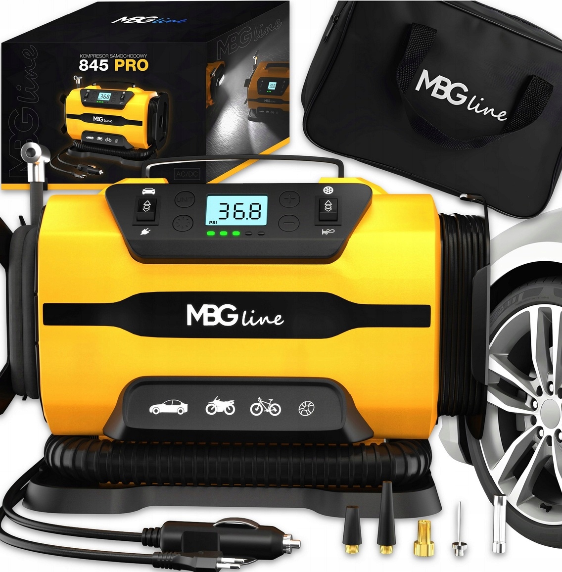 Kompresor samochodowy MBG LINE 845 Pro