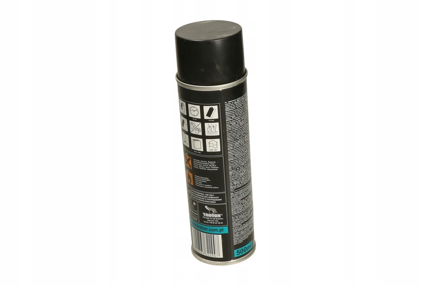 Lakier do zderzaków Troton Master Bumper Paint spray 500 ml czarny