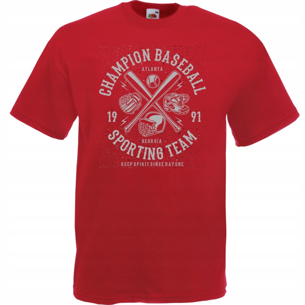 

Koszulka kij baseballowy baseball XL ceglana czerw