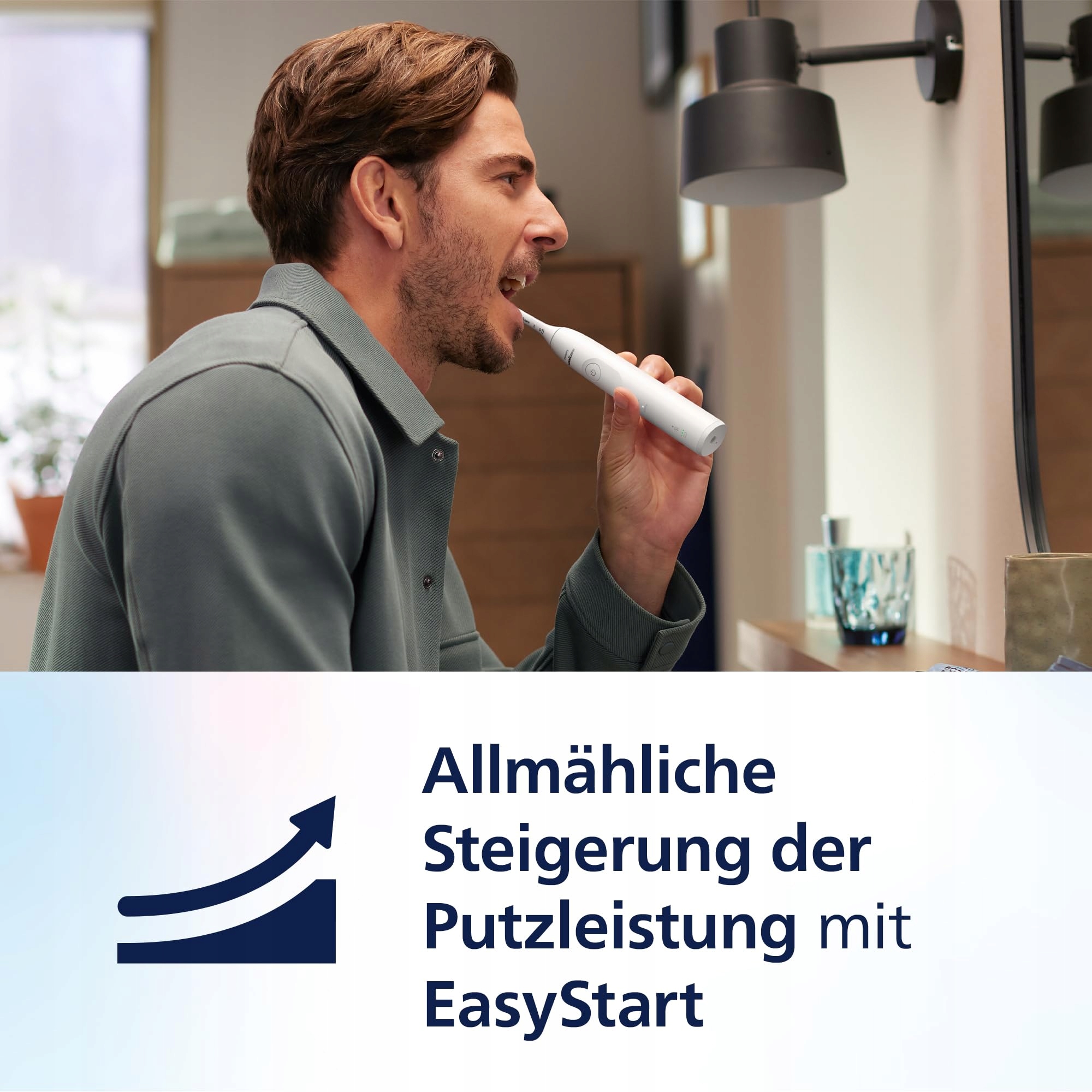 PHILIPS SONICARE 5500 Szczoteczka Soniczna 2 Tryby Kontroli Nacisku 2sztuki — miniatura 7