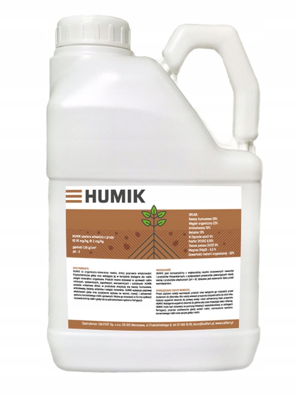 

Calfert Humik 5L kwasy humusowe betainy
