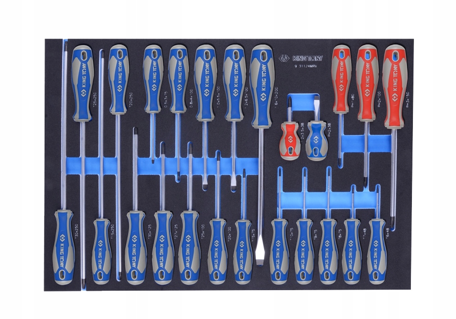 KING TONY WKRETAKI PLASKIE TORX PH ZESTAW 24 SZT