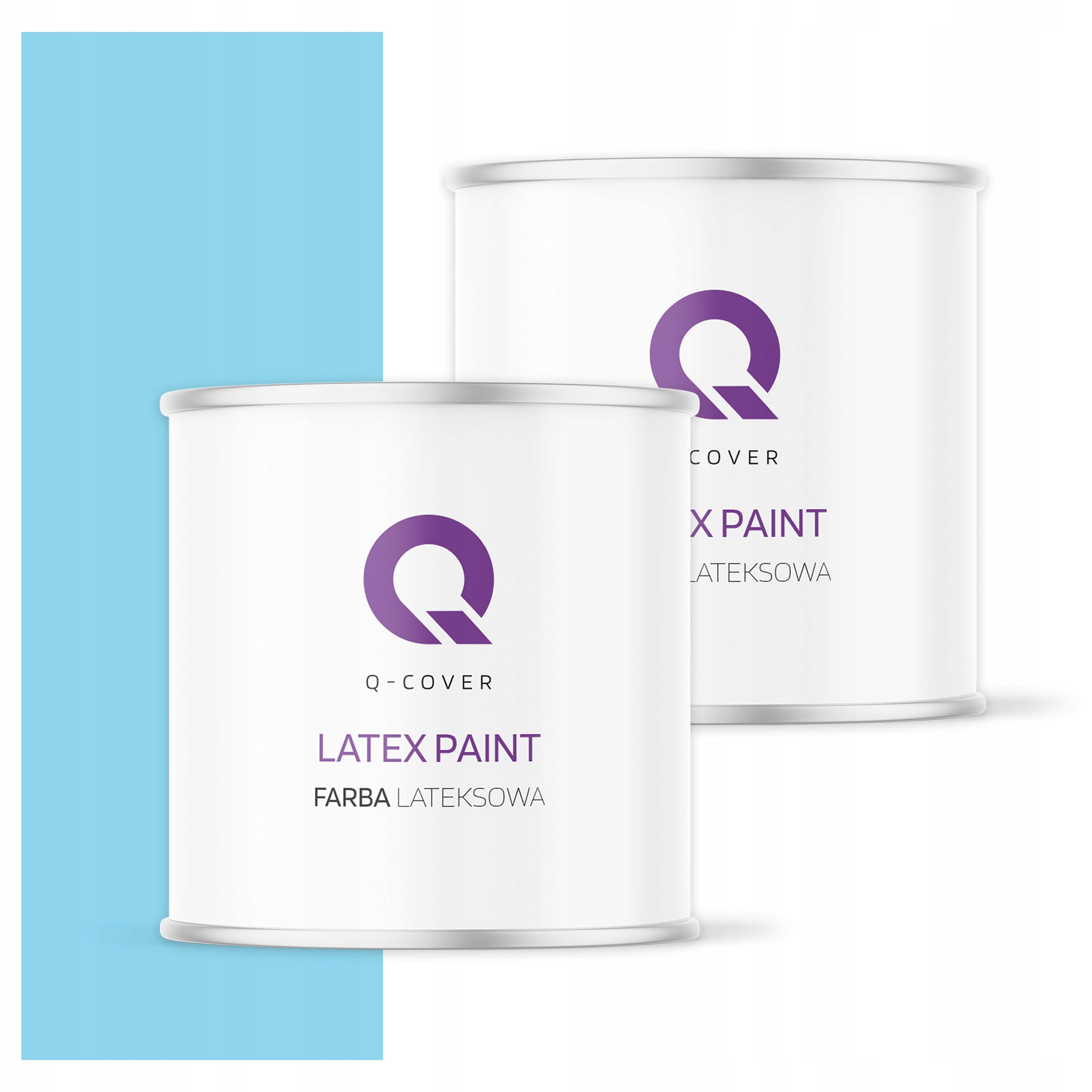 Barva vnitřní stropní barva 2L Hluboká matná Světle modrá H0361