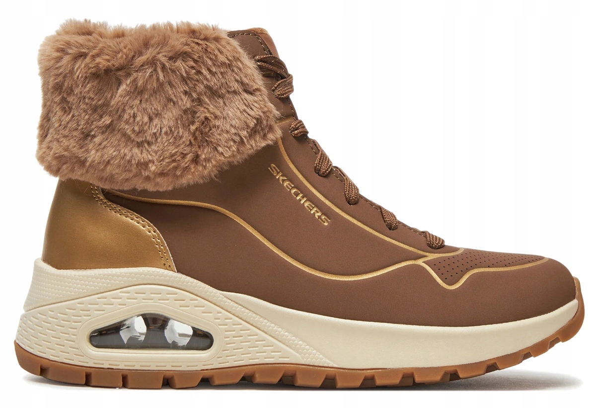Skechers Dámské Zateplené Sportovní Boty Uno Rugged Fall Shimmer 36