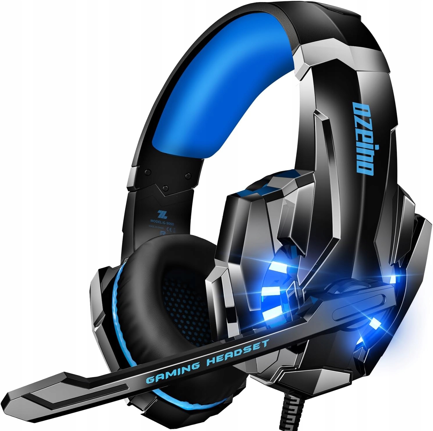 Ozeino Vezetékes Gamer Fejhallgató Rgb Gamer Mikrofonnal