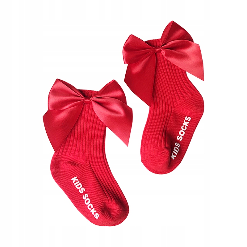 

Długie Skarpetki Z Kokardką Podkolanówki Xs