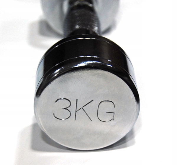 HANTLA CHROMOWANA inSPORTline ANTYPOŚLIZGOWA 3 kg Kod producenta 2139