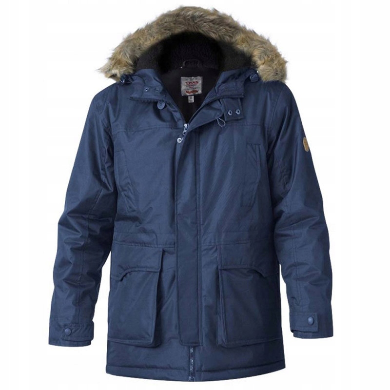 D555 bunda pánská Lovett zimní parka nadměrná velikost, velikost 5XL