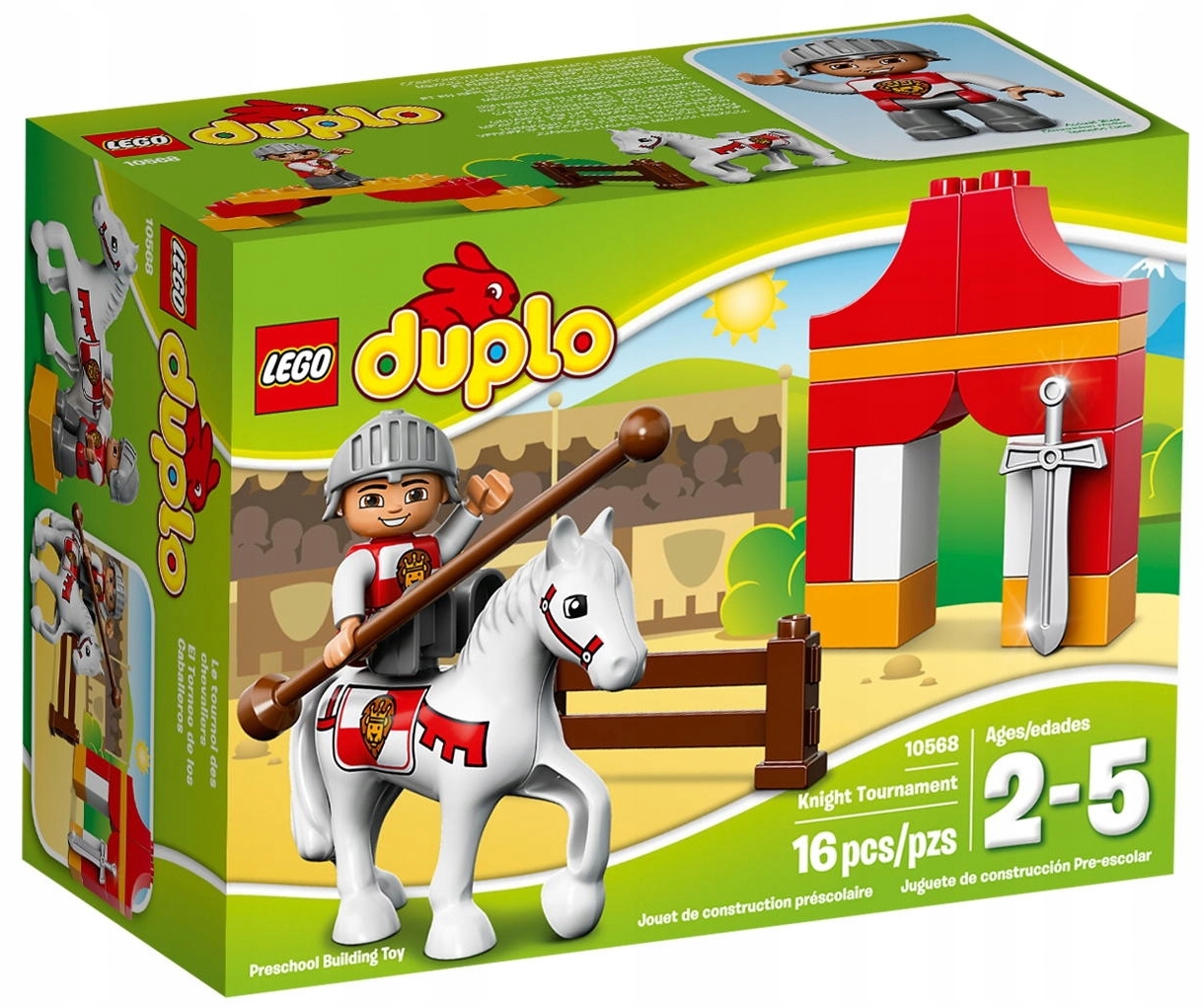 Lego Duplo 10568 Lego Duplo Rytířský turnaj Nový Set Unikát