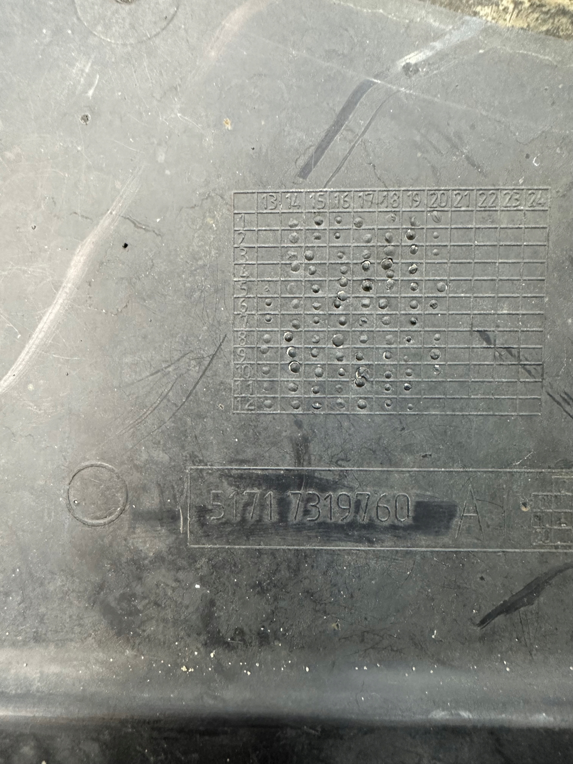 mudguard right front MINI F55 F56 7319760