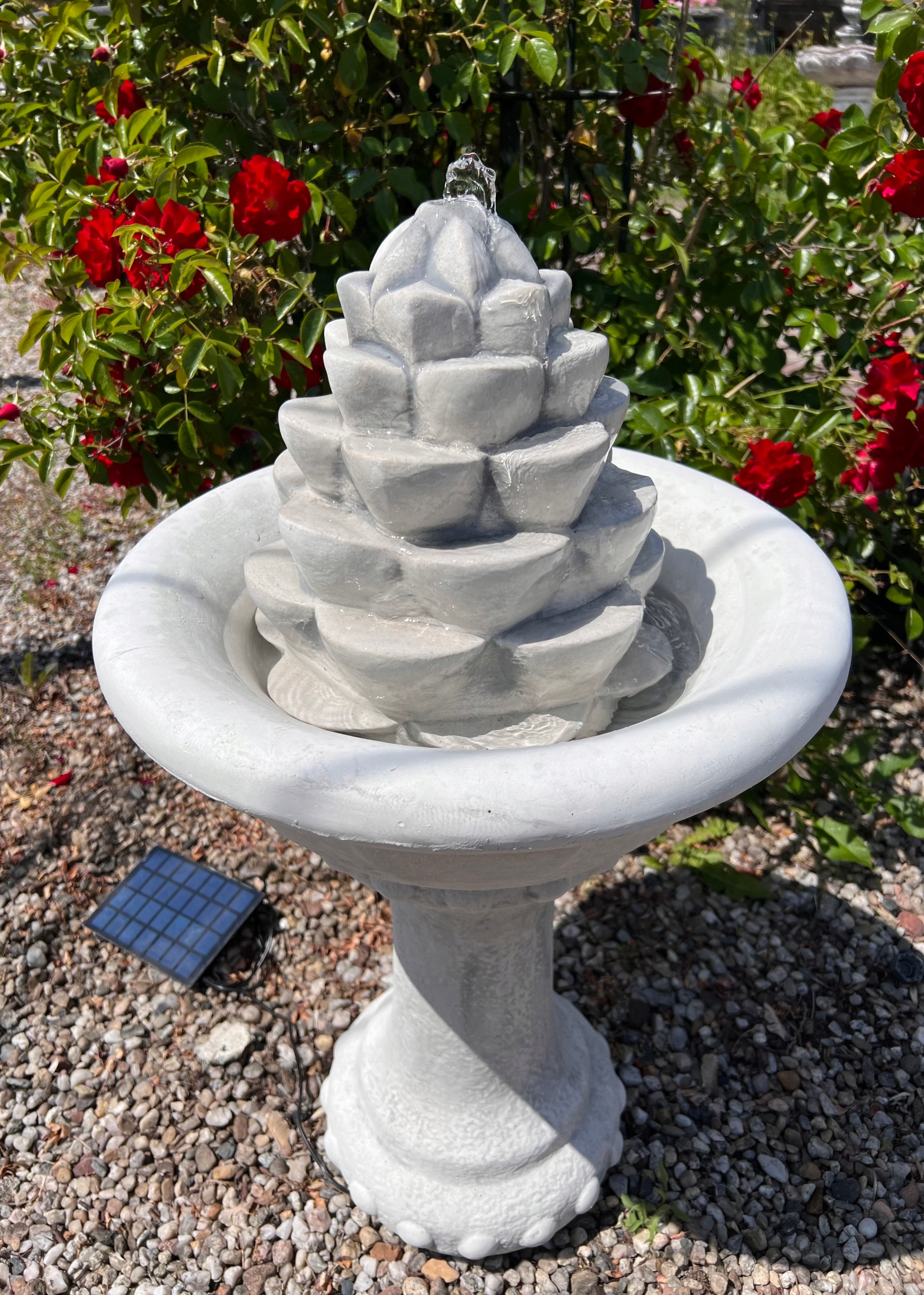 Fontanna Ogrodowa Betonowa Ozdobna Ogród Taras Typ fontanna (pompa)