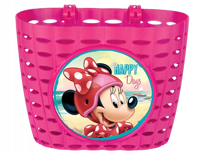 

Koszyk na rower Disney Myszka Minnie Plastikowy