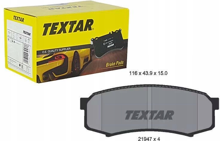 

Textar Klocki Hamulcowe Tył 2194701