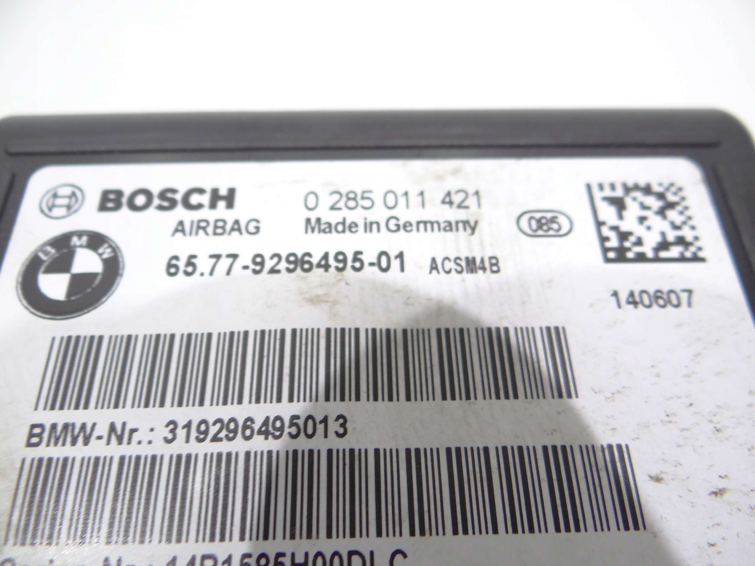 modul SENSOR AIRBAG BMW F34 GT 9296495