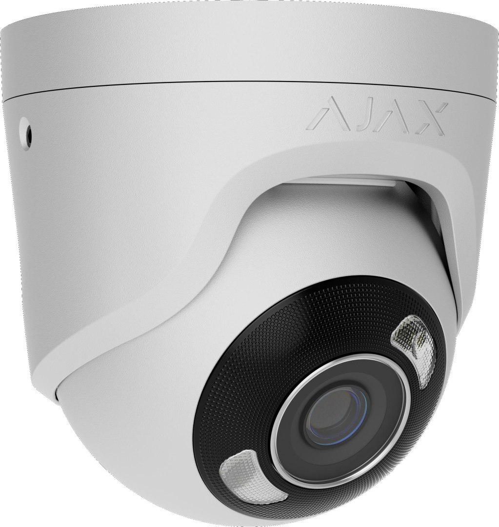 Ajax Kamera Hl kopule (kovová) TurretCam (8 Mp/4 mm) (8EU) bílá