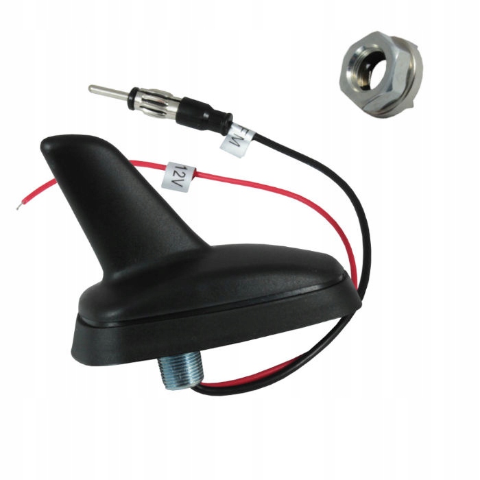 

Antena radiowa płetwa Fm Am aktywna wtyk Din