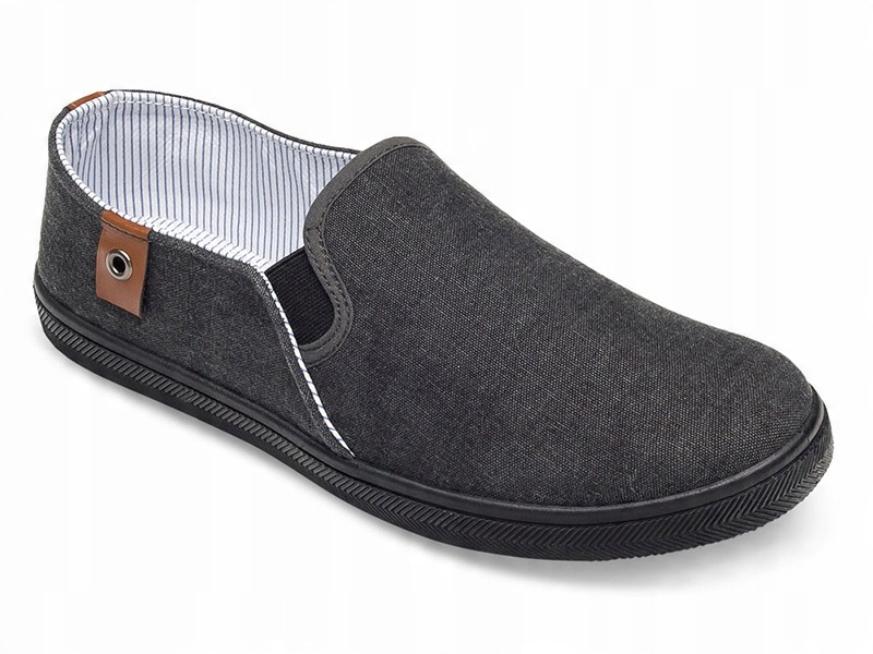 

Wsuwane Tenisówki Męskie Lano Black/black 45