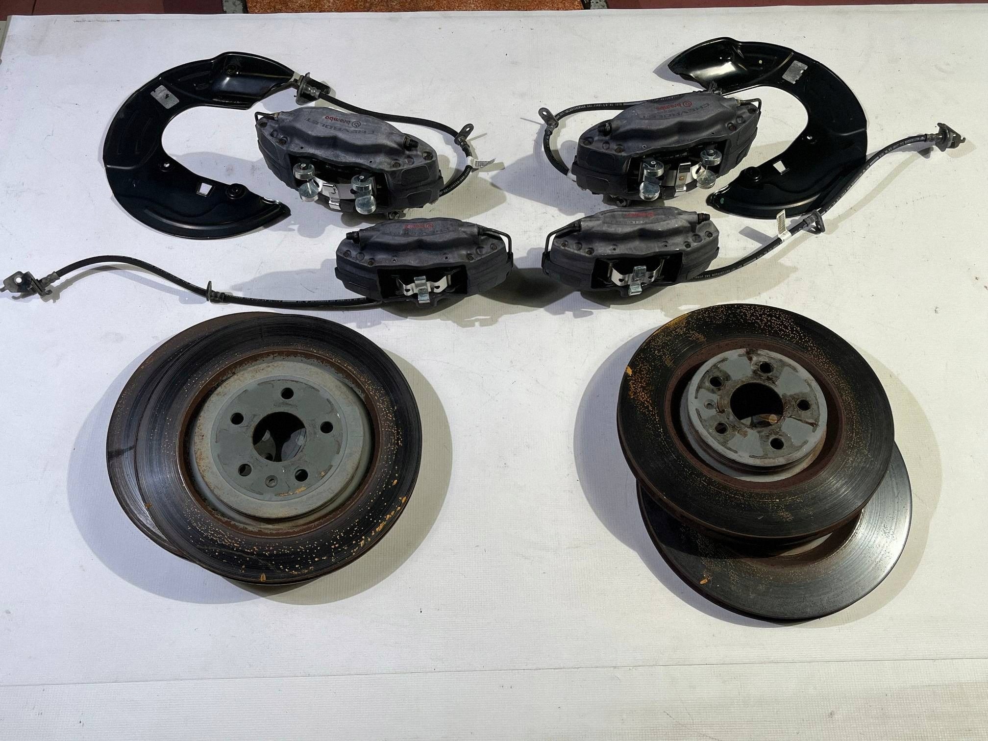 Hamulce Brembo calipers discs brake Chevrolet Camaro SS 6.2 2009-2015